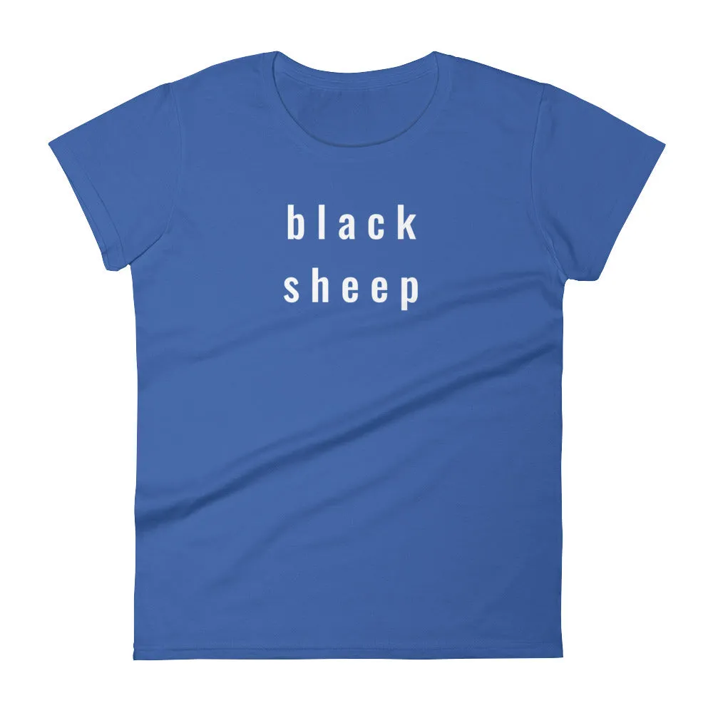 "black sheep" women's short-sleeved t-shirt (17 colors)