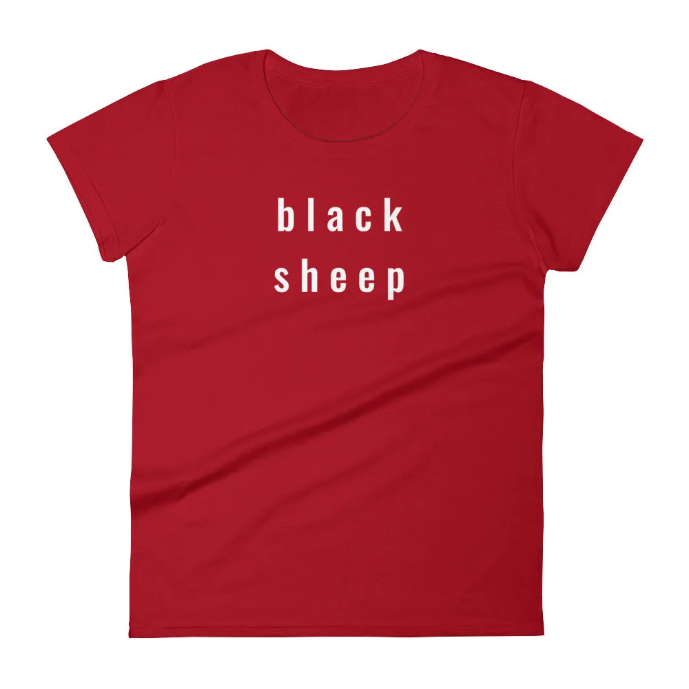"black sheep" women's short-sleeved t-shirt (17 colors)