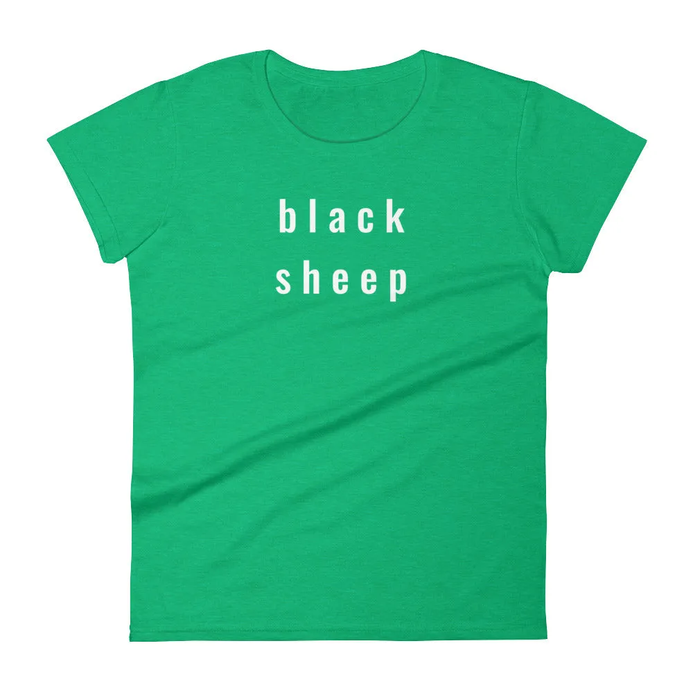 "black sheep" women's short-sleeved t-shirt (17 colors)