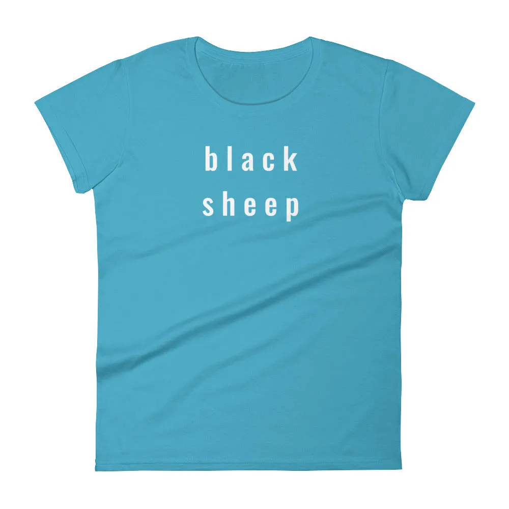 "black sheep" women's short-sleeved t-shirt (17 colors)