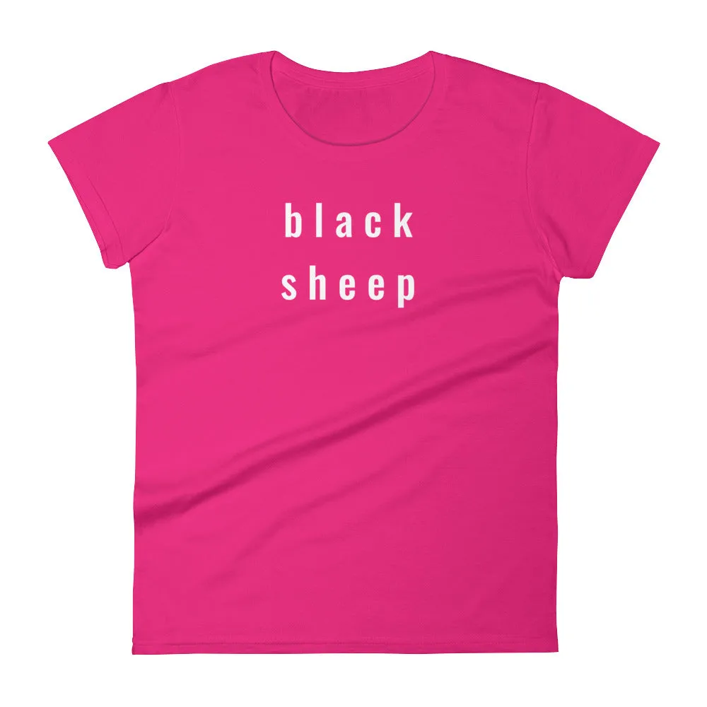 "black sheep" women's short-sleeved t-shirt (17 colors)