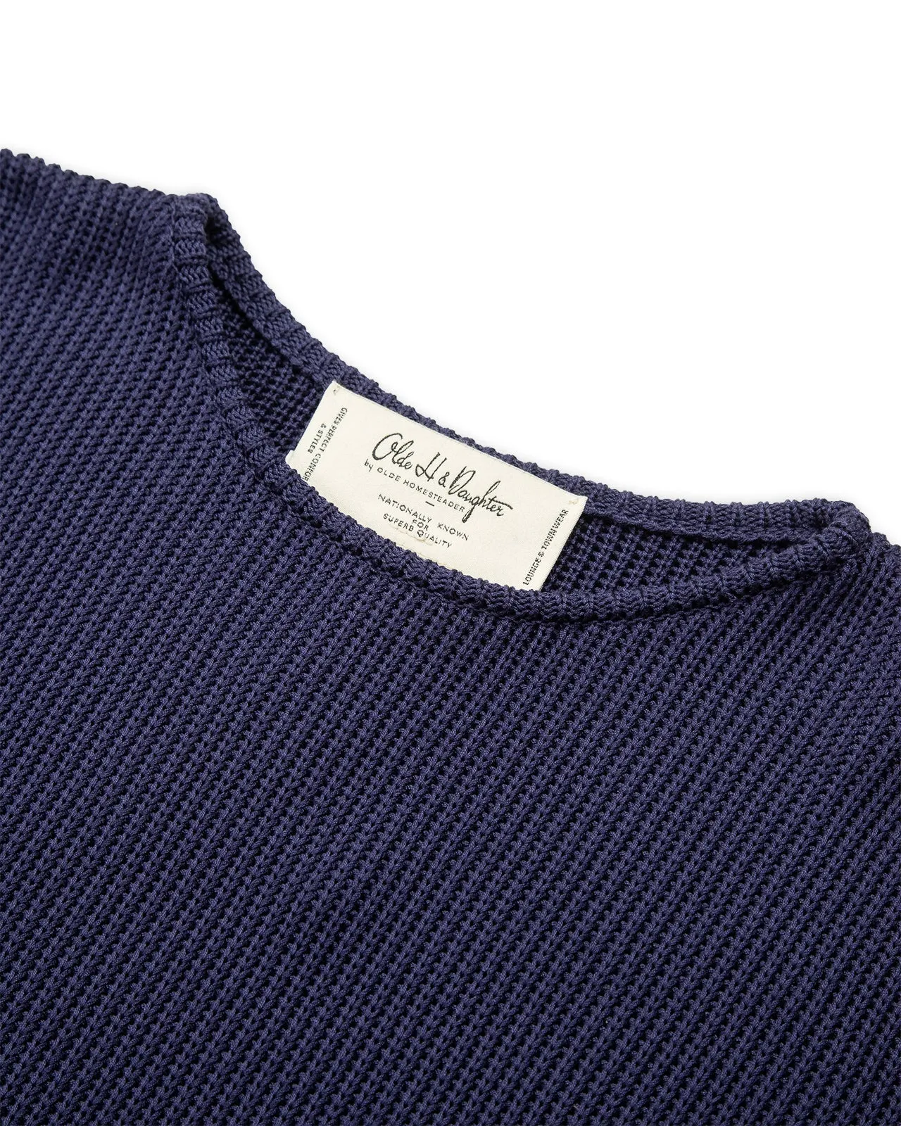 Silk Hand Knitting Heavyweight Rib Pullover - Eggplant 8