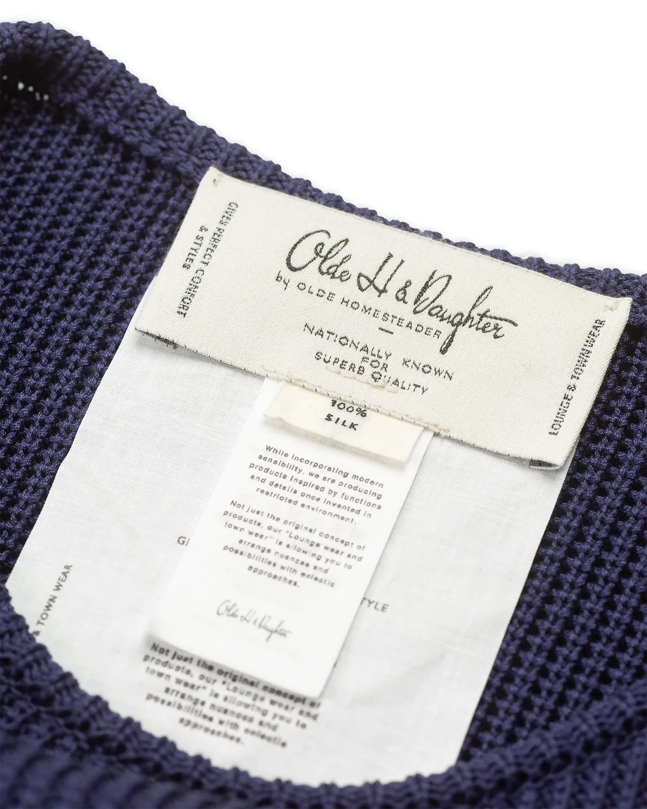 Silk Hand Knitting Heavyweight Rib Pullover - Eggplant 8