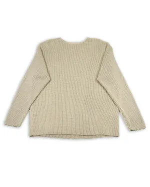 Silk Hand Knitting Heavyweight Rib Pullover - Willow 8
