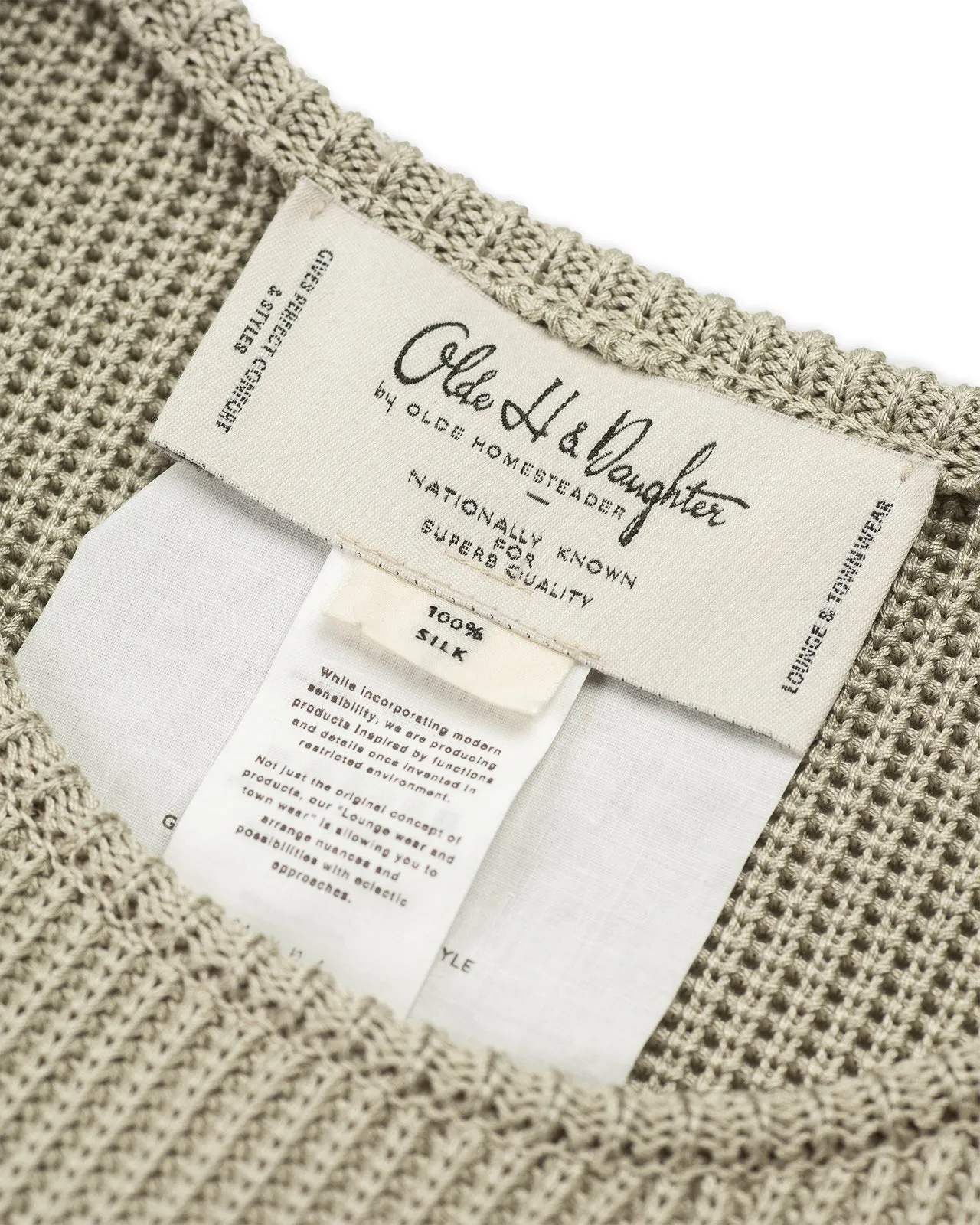 Silk Hand Knitting Heavyweight Rib Pullover - Willow 8