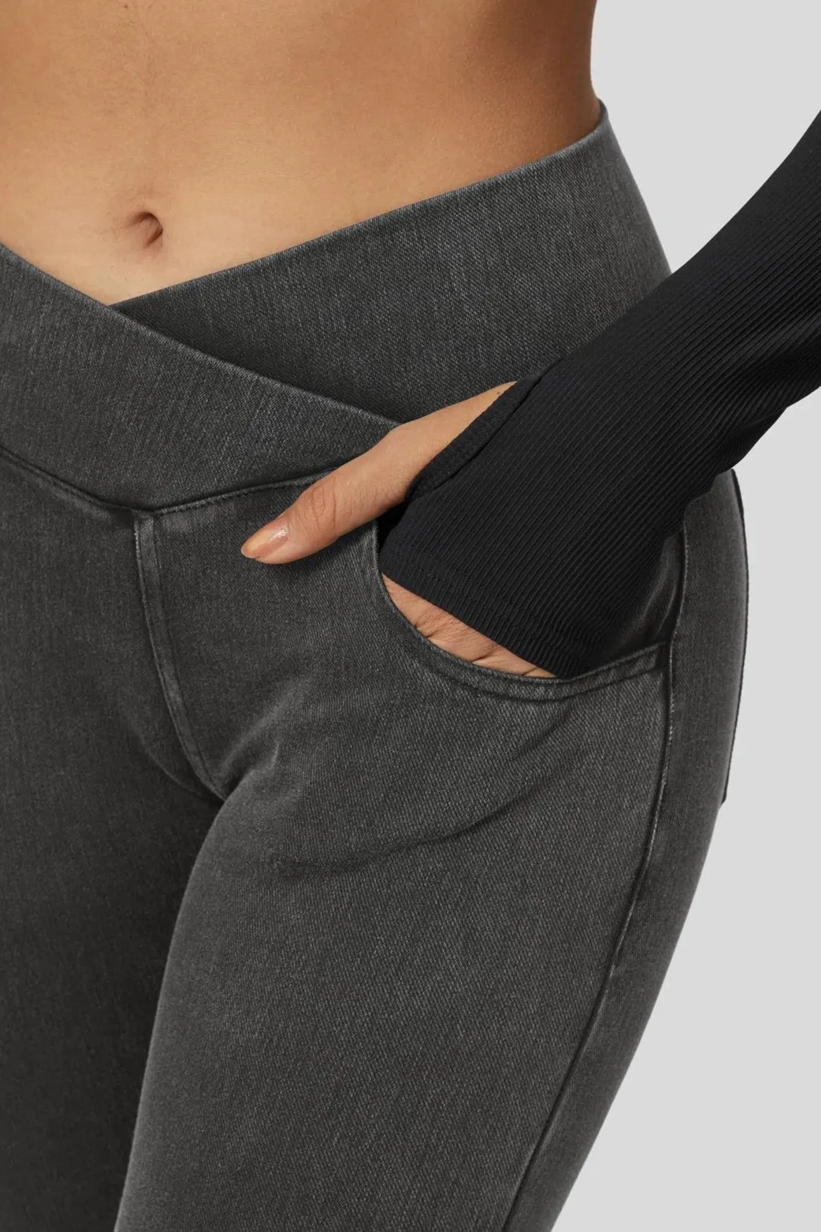 Snugz Super Stretch Jeggings- Grey wash