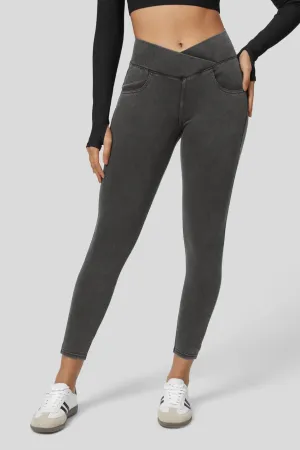 Snugz Super Stretch Jeggings- Grey wash