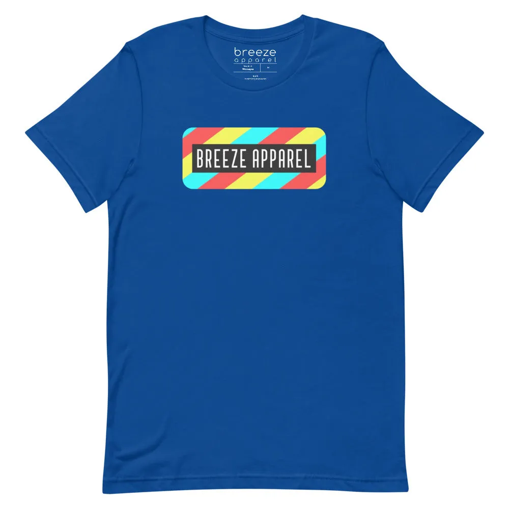 'Stripe Logo' unisex short-sleeved shirt