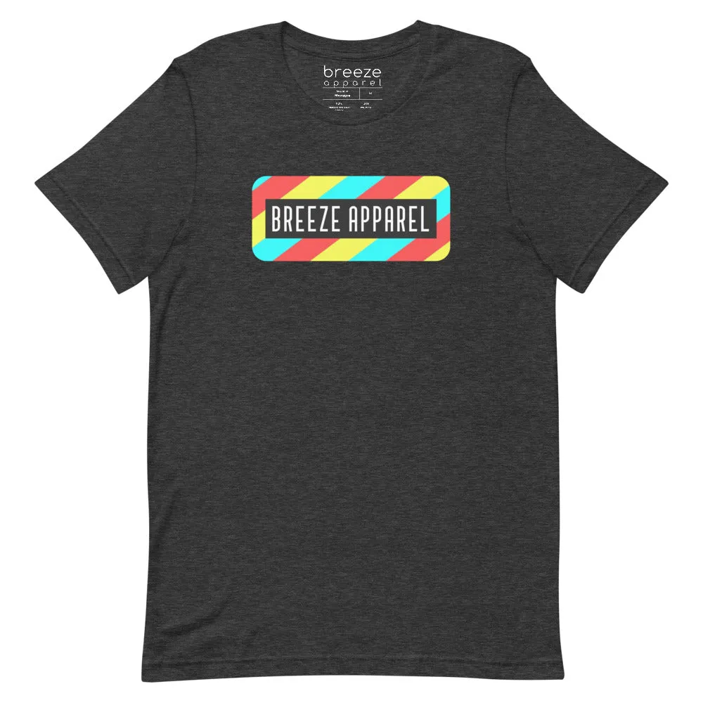 'Stripe Logo' unisex short-sleeved shirt