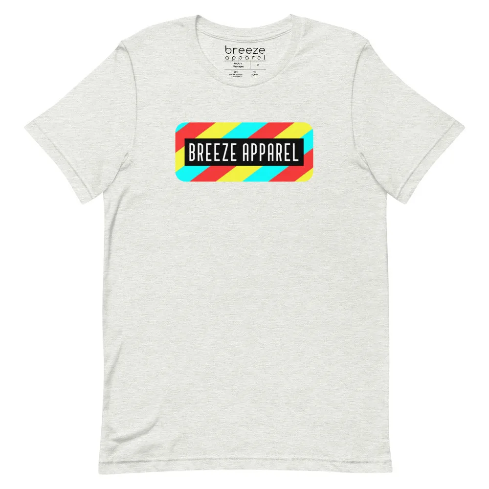 'Stripe Logo' unisex short-sleeved shirt