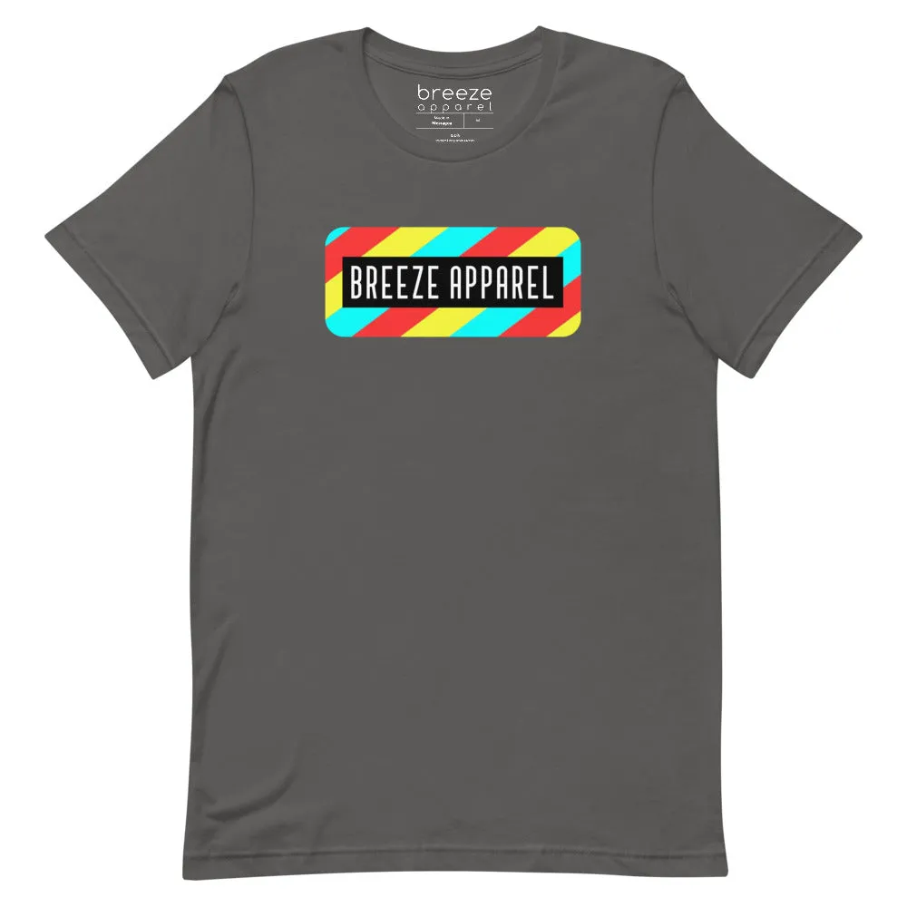 'Stripe Logo' unisex short-sleeved shirt