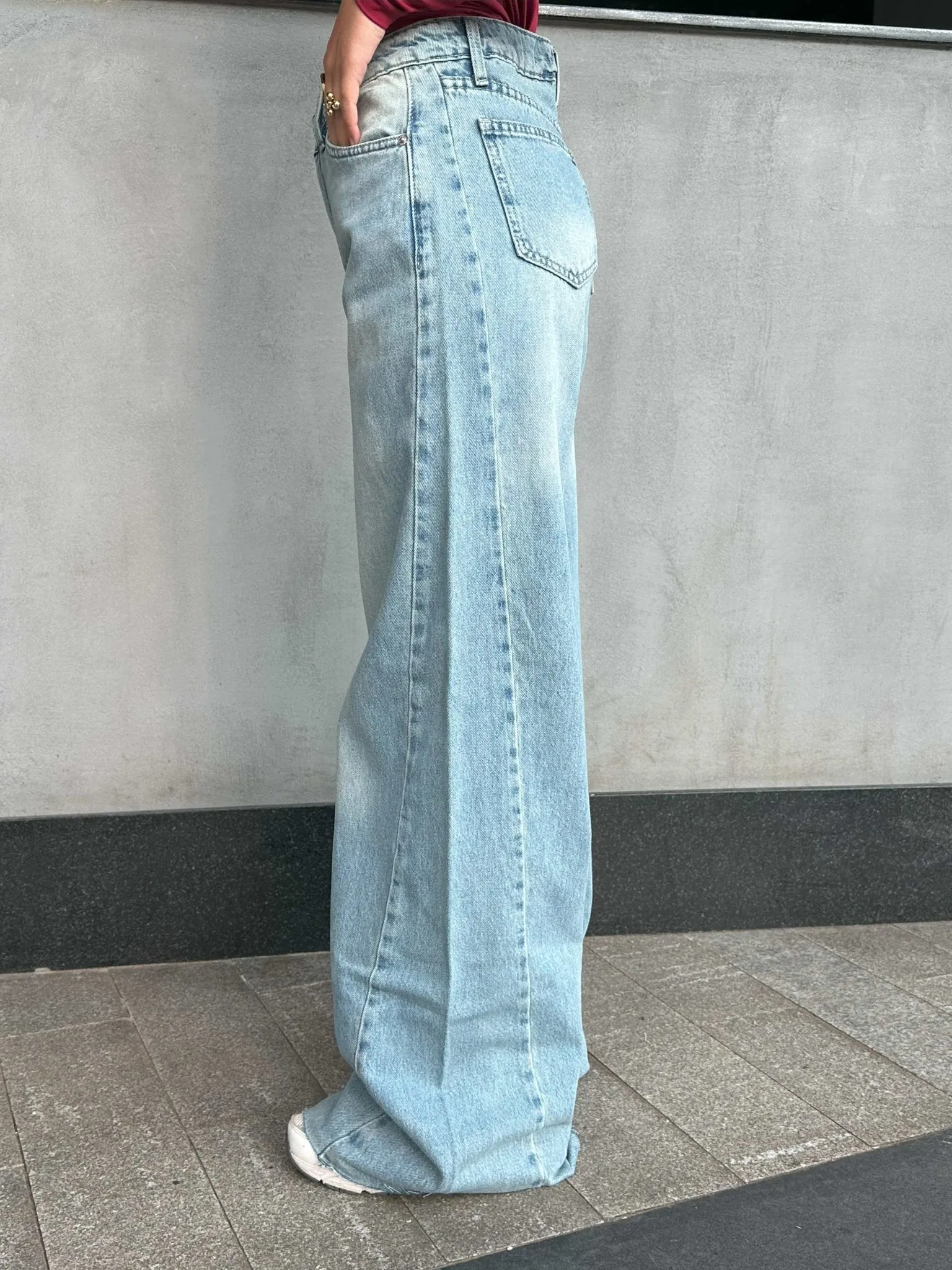 Super Baggy Jeans - Sandstone Light vintage Blue