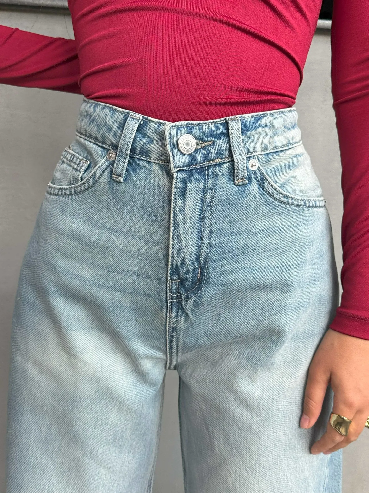 Super Baggy Jeans - Sandstone Light vintage Blue