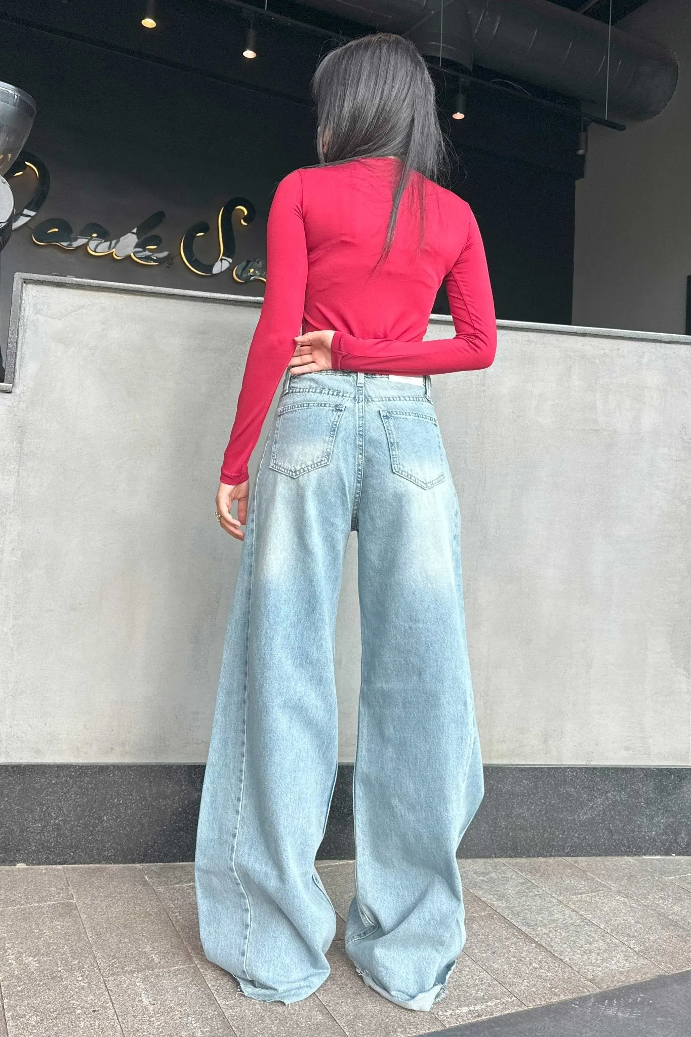 Super Baggy Jeans - Sandstone Light vintage Blue