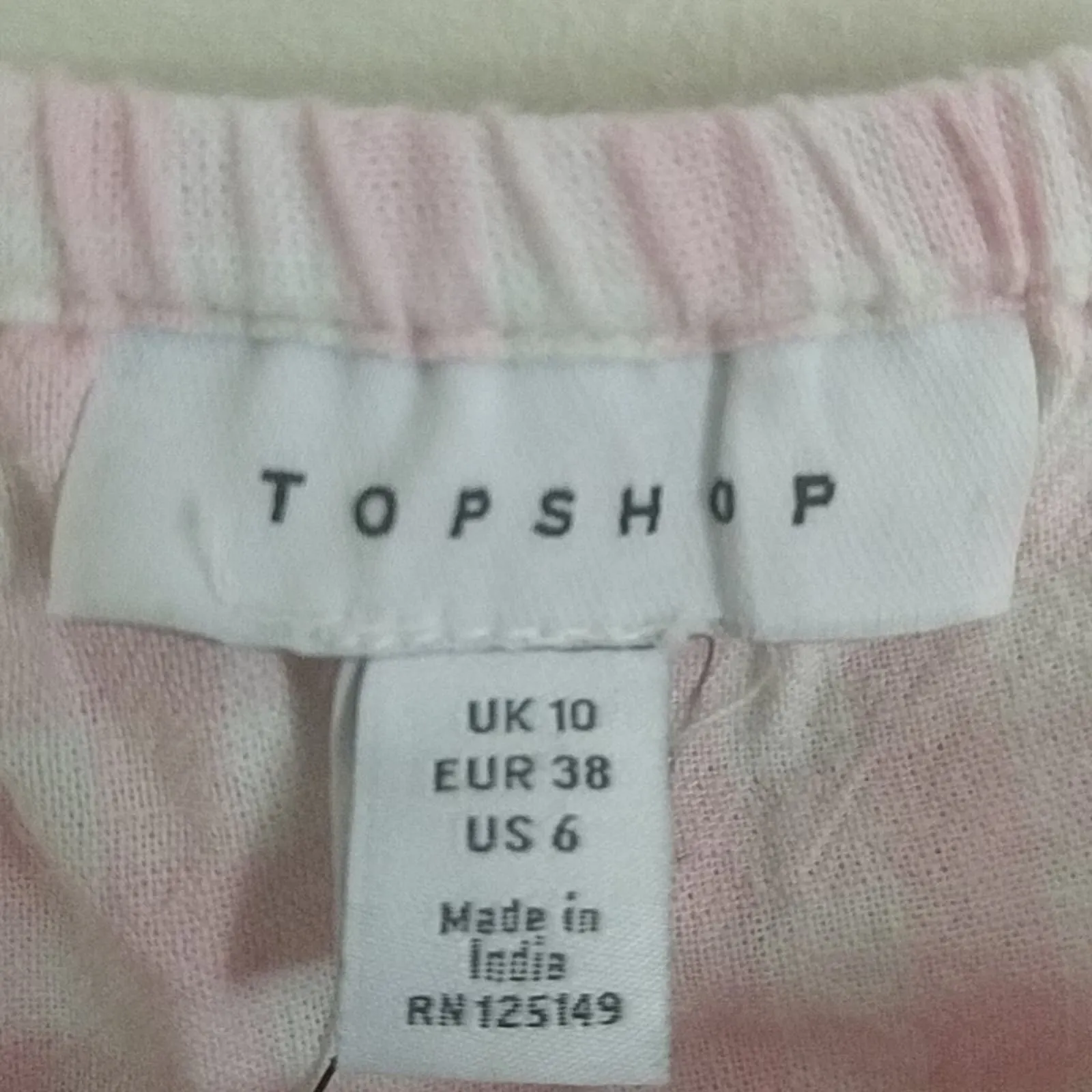 Topshop Gingham Bardot Off Shoulder Romper
