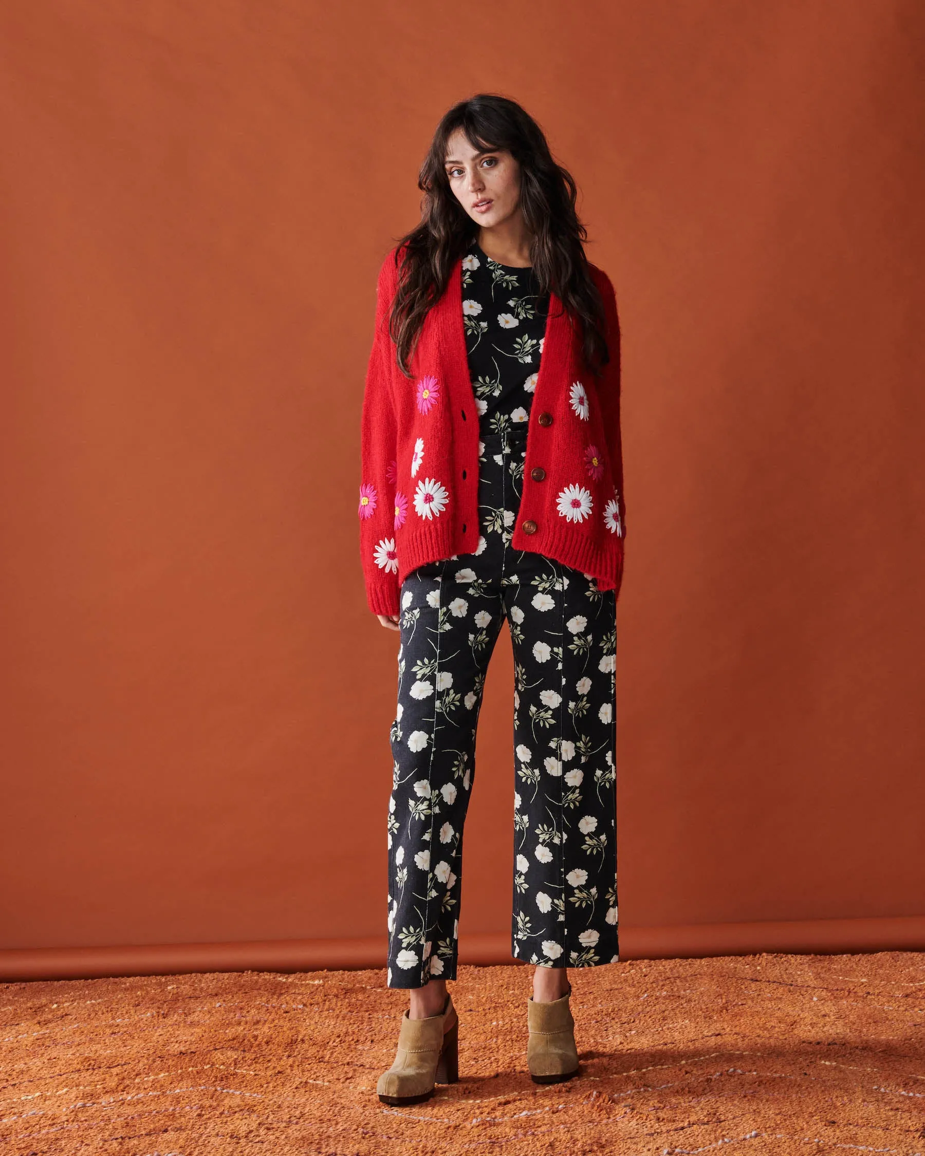 Wild Rose Denim Pants