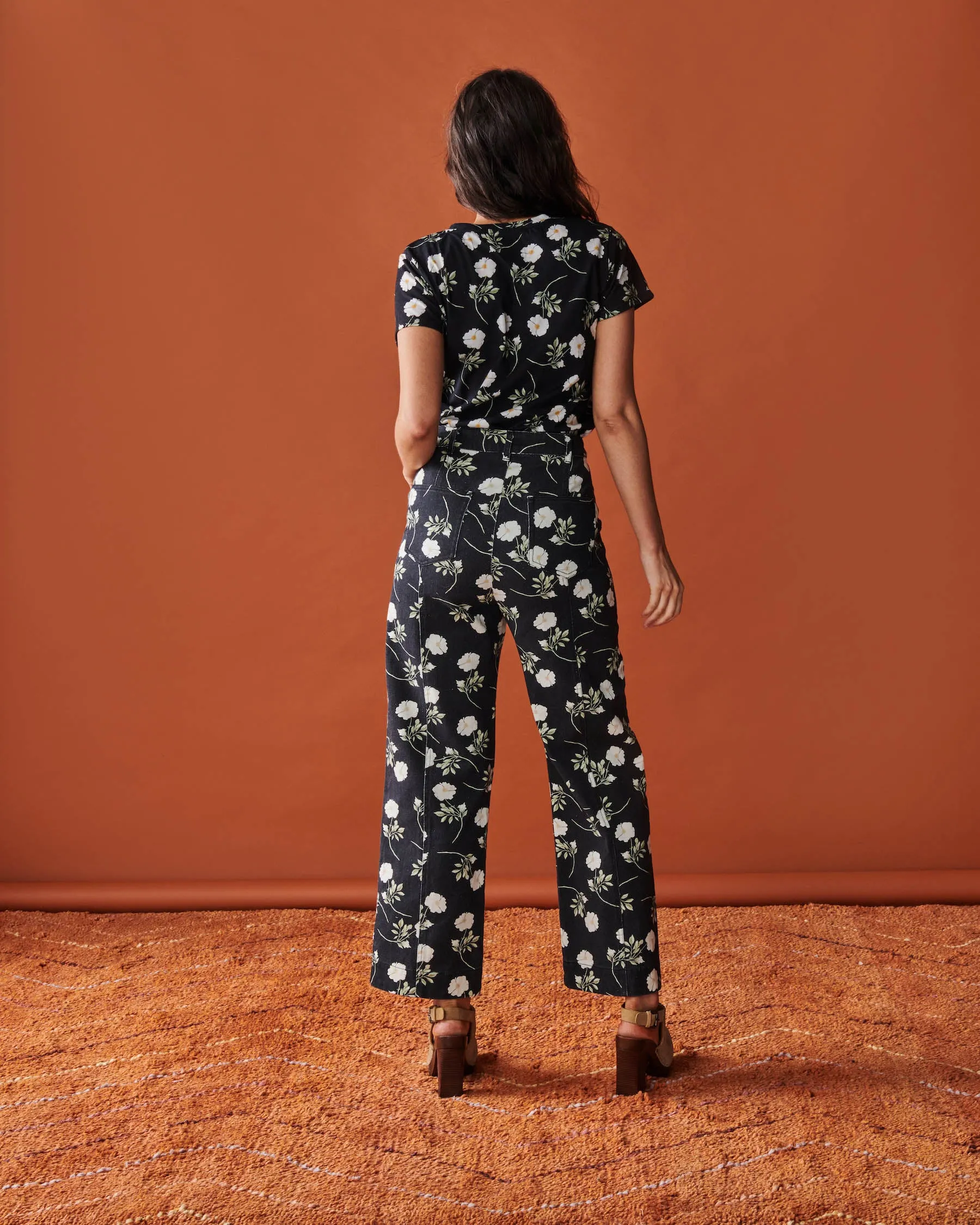 Wild Rose Denim Pants
